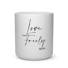 Love Freely - Heart Shape Mug