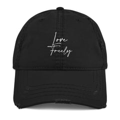 Love Freely - The Duo Distressed Dad Hat