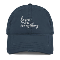 Love Over Everything - The Duo Distressed Dad Hat