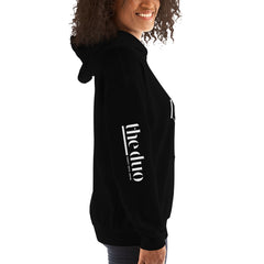 Love Movement  - Decor Sleeve  White Text Unisex Hoodie