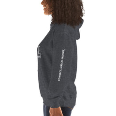 Love Movement  - Decor Sleeve  White Text Unisex Hoodie