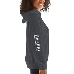 Love Movement  - Decor Sleeve  White Text Unisex Hoodie