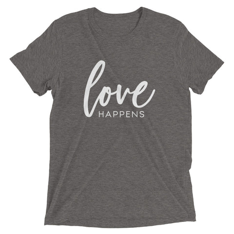 Love Happens - Short sleeve t-shirt (Grey)