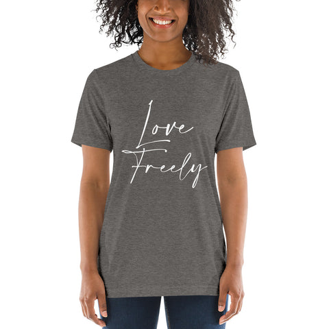 Love Freely - Short sleeve t-shirt (Grey)