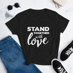 Stand Together - The Duo Women's short sleeve t-shirt (Dark Colors)