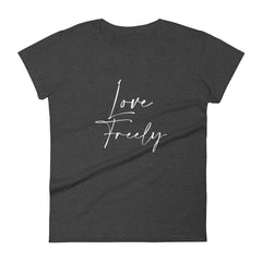 Love Freely - The Duo Women's short sleeve t-shirt (Dark Colors)