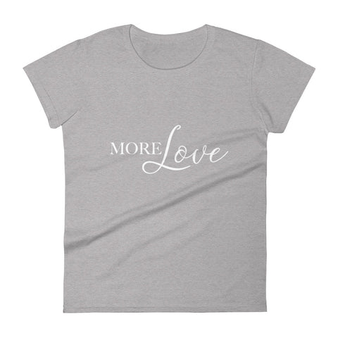 More Love  - The Duo Women's short sleeve t-shirt (Dark Colors)