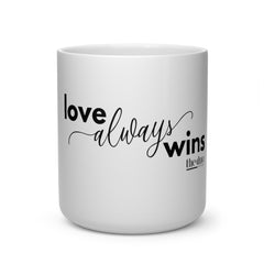 Love Always Wins - Heart Shape Mug