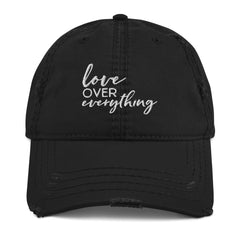 Love Over Everything - The Duo Distressed Dad Hat