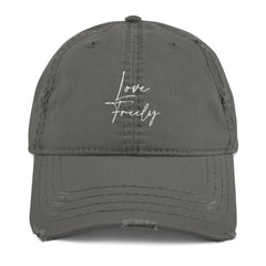 Love Freely - The Duo Distressed Dad Hat