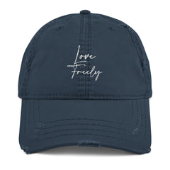 Love Freely - The Duo Distressed Dad Hat