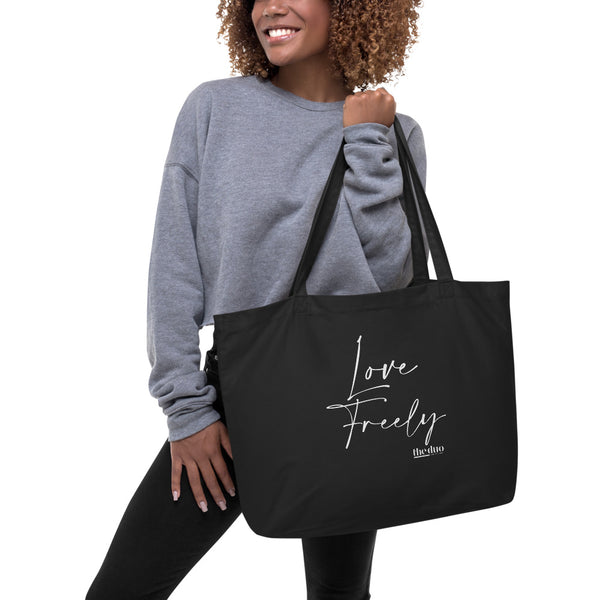 Love Freely - Large organic tote bag