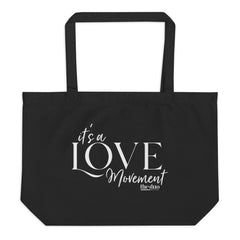 Love Movement - Large organic tote bag