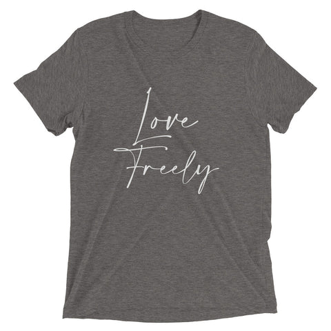 Love Freely - Short sleeve t-shirt (Grey)