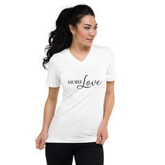 More Love - The Duo Unisex Short Sleeve V-Neck T-Shirt