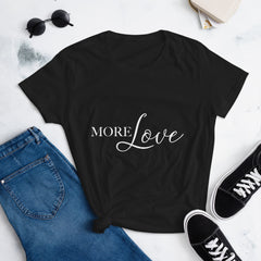 More Love  - The Duo Women's short sleeve t-shirt (Dark Colors)