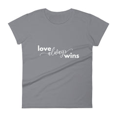 Love Always Wins - The Duo Women's short sleeve t-shirt (Dark Colors)